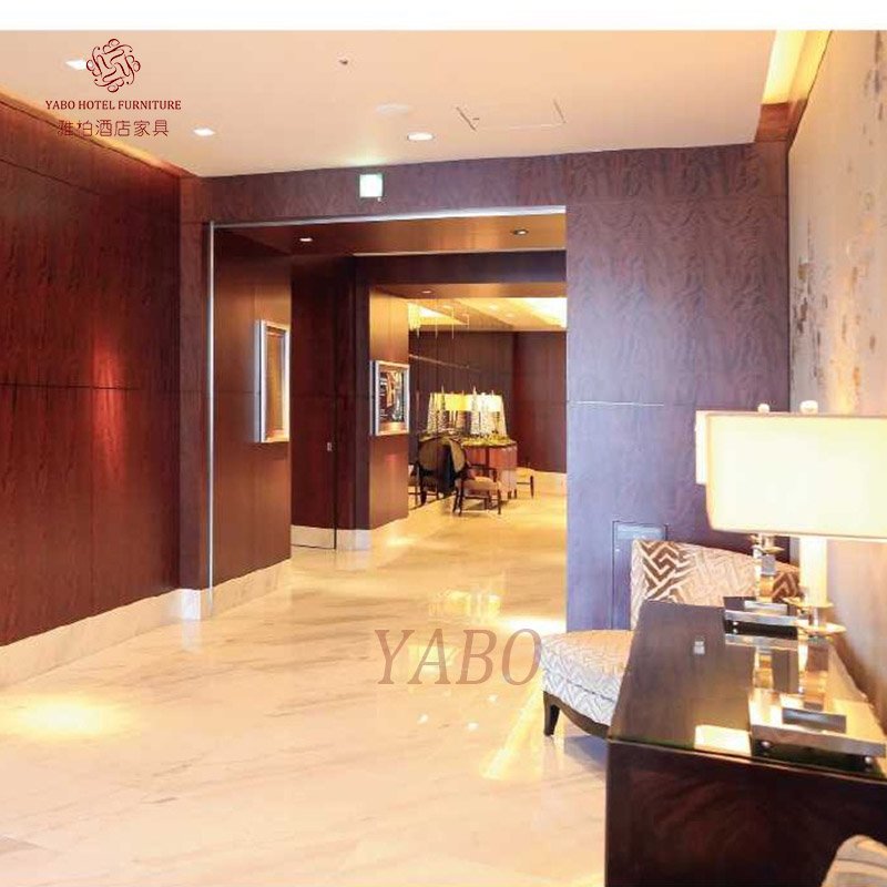 Wooden Hotel Corridor wall covering-YB-102