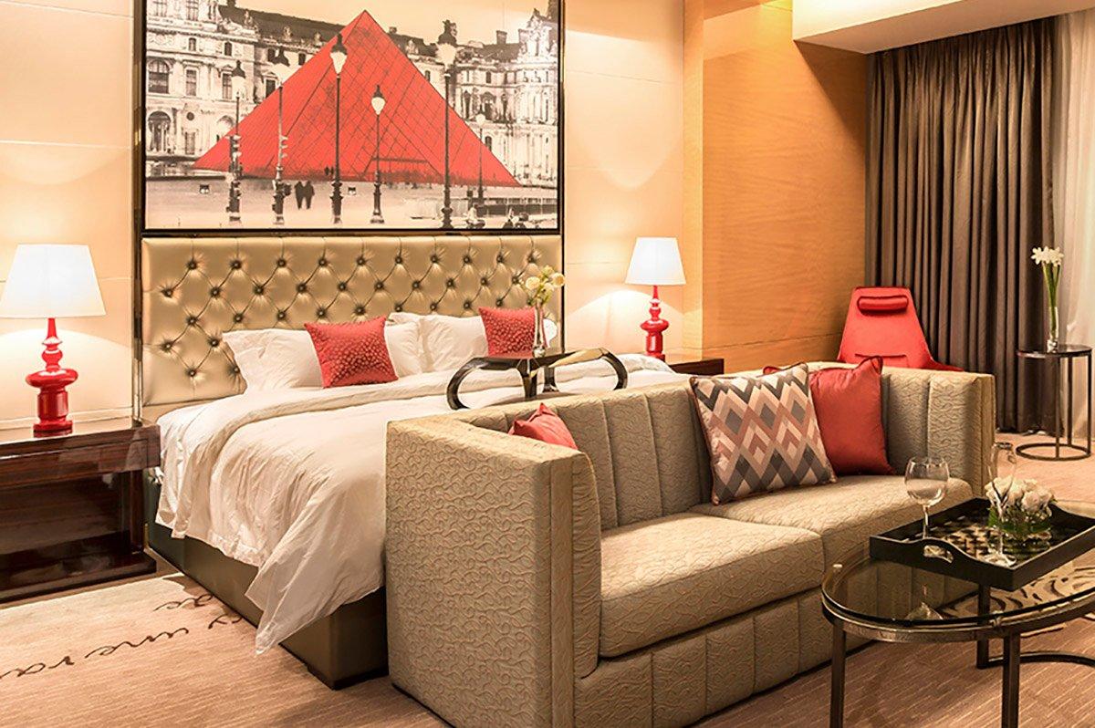 YABO-High-quality Hotel Bedroom Furniture Apply In Guangzhou Sofitel Hotel Yb-810