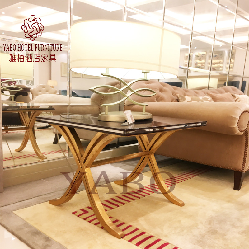 YABO-Luxury Flannel Sofa Set Hotel Lobby Furniture | YABO Hotel Furniture-1