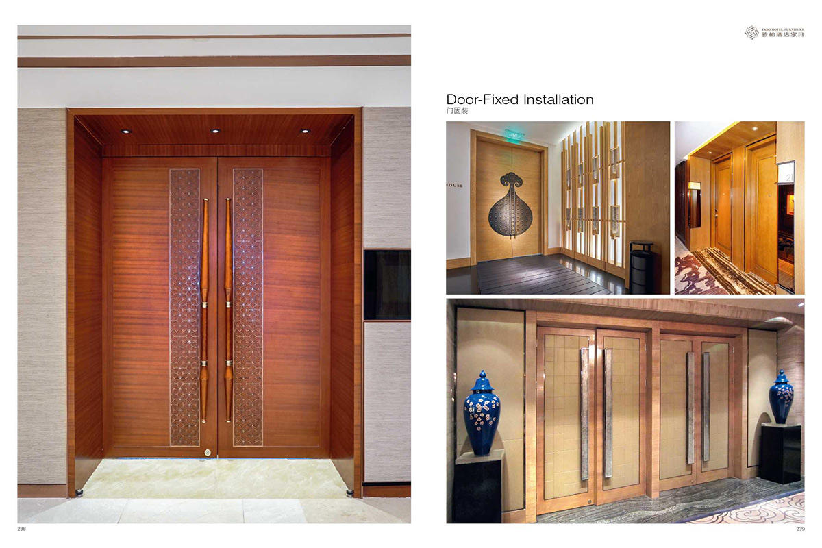 YABO-Hotel Wood Door-yb-103 | Hotel Door+wood Wall Covering Manufacture
