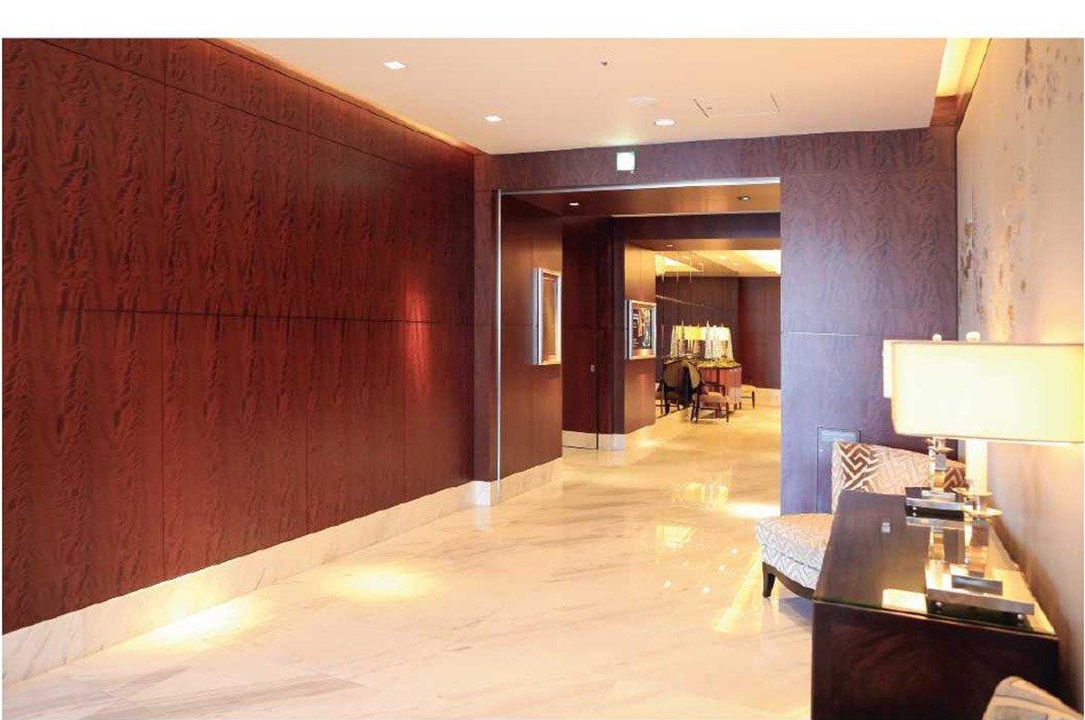 YABO-Wooden Hotel Corridor Wall Covering-yb-102 | Laminate Wood Wall Covering Company